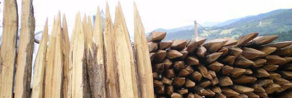 Estacas de madera