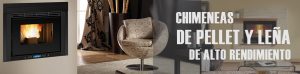 Chimeneas de leña y pellet nordica