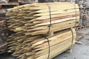 Estacas de madera