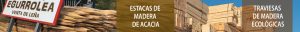 Estacas y traviesas de madera